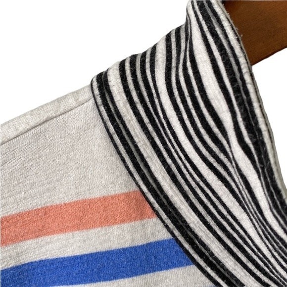 Talbots T by Talbots Striped Slub French Terry Pullover Sweater Top Long Sleeve - Picture 4 of 16